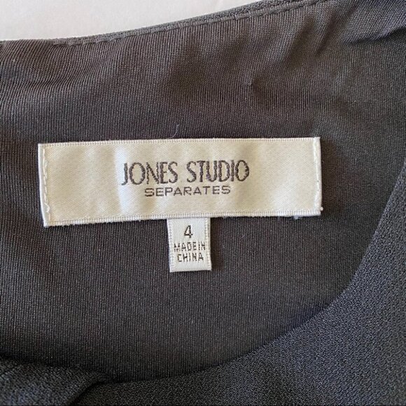 Jones Studio sleeveless midi dress, fitted, lined, cocktail, evening - Picture 6 of 8